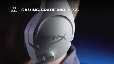  HyperX HHSS1C-KB-WT/G Cloud Stinger Core – Wireless Gaming  Headset, for PS4, PS5, PC, Lightweight, Durable Steel Sliders,  Noise-Cancelling Microphone - White : Everything Else