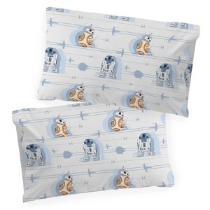 Star Wars Droids 100% Organic 2 Pack Cotton Pillowcase - 1 of 4