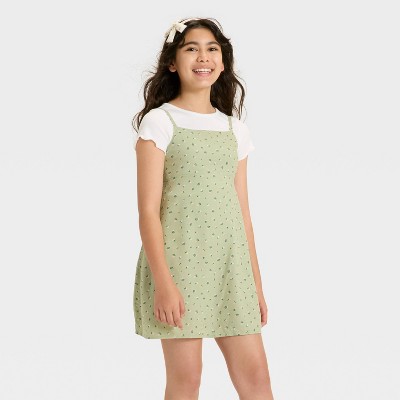 Girls' Short Sleeve Top & Slip Dress - Cat & Jack™