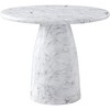 Meridian Furniture,Cosenza 36" Marble Finish Concrete Dining Table - 4 of 4