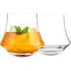 Final Touch Revolve Spinning Double Old Fashioned Glass Set of 2 - 4 of 4