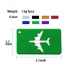 Unique Bargains Plane Print Reinforced aluminum alloy Luggage Tags - 4 of 4