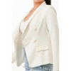 Slickblue Women's Double Breasted Blazer Jacket, Tailored Fit with Classic Lapel, Multiple Colors, Size S-L - 4 of 4