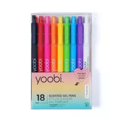 18ct Rollerball Gel Pens Retractable Multicolored  - Yoobi™