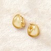 Ross-Simons 18kt Gold Over Sterling Silver Puffed Dome Hoop Earrings - 3 of 4