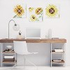 Sweet Jojo Designs Girl Fabric Photo Memo Board Sunflower Yellow Green and Brown - 2 of 3