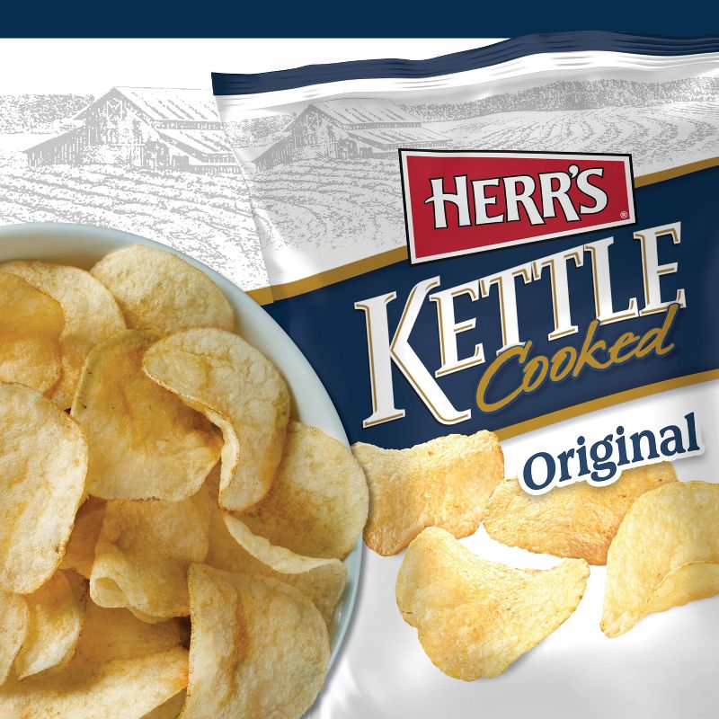 Herr&#39;s Original Kettle Cooked Potato Chips - 8oz, 4 of 6