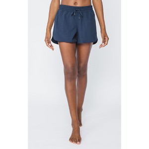 90 Degree By Reflex Womens Lux 2-in-1 Running Shorts with Drawstring - 1 of 4