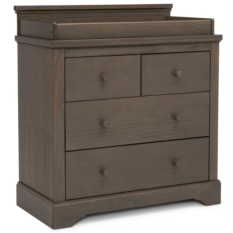 Simmons Kids' Paloma 4 Drawer Dresser with Changing Top and Interlocking Drawers, 5 of 10