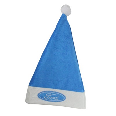 blue christmas hat