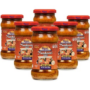 Tandoori Paste (No Colors) 10.5oz (300g) Pack of 5+1 FREE - Rani Brand Authentic Indian Products - 1 of 4