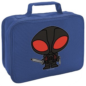 Aquaman Movie Black Manta Chibi Character Insulated Soft Sided Lunch Box - 1 of 4