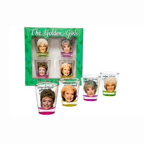 Golden Girls Shot Glasses Set of 4