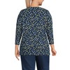 Lands' End Women's 3/4 Sleeve Cotton Supima Tunic - 2 of 3