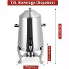 Hot Beverage Dispenser, 13L/3.5 Gal Stainless Steel Coffee Urn With Fuel Tray for Milk Coffee Tea, Hot Drinks Dispenser for Party Buffet Hotel - 3 of 4