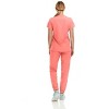 Hey Collection Womens Stretch V-Neck Jogger Scrubs Set, Medical Nursing Tops with Four Pocket Pants - 2 of 4