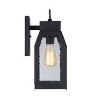 Chloe Lighting Milton Industrial-Style 1 Light Textured Black Outdoor Wall Sconce 14" Tall - 4 of 4