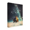 Canvas Wall Art - Frank Moth  'I'll Take You To the Stars for a Second Date' Wall Art for Living Room, Bedroom, or Office Décor by Trademark Fine Art - 2 of 4