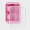 Silicone Crushed Ice Tray with Lid Pink - Room Essentials™ - 3 of 3