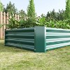 Green Metal Raised Bed Garden 6×3×1ft for Flower Planters, Vegetables Herb - 2 of 4