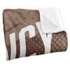 Quincy University Fan Zone Silky Touch Super Soft Throw Blanket 50x60 - 3 of 4