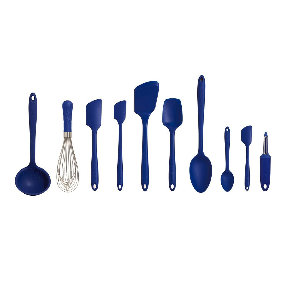 GIR: Get It Right 10pc Silicone Ultimate Kitchen Tool Set Navy Blue