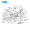 Unique Bargains Metal Bulk Elegant DIY Crafts Jewelry Making Initial Pendant 50 Pcs - 3 of 4