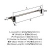 Amerock Davenport Wall Mounted Towel Bar - 4 of 4