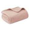 Bedsure Flannel Blanket – Solid Color Plush Throw, Ultra Soft and Fuzzy, 300GSM Lightweight Cozy Blanket for Bed or Sofa - 2 of 4