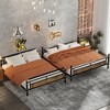 TIRAMISUBEST Full XL over Queen/Queen over Queen Metal Bunk Bed, Industrial Detachable Bunkbeds with Safety Guard Rails for Kids Teens - 4 of 4
