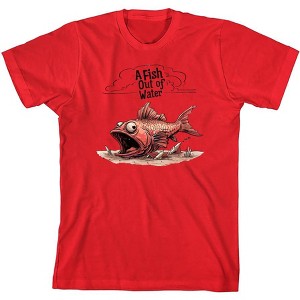 Fish Out of Water Youth Crew Neck Short Sleeve Tee - 1 of 2