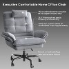 Bestier Big and Tall Executive Office Chair with Flip-Up Arms, Adjustable Height, Reclining Office Chair with Headrest & Side Pockets - 4 of 4