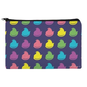 Peeps Rainbow Peeps Pattern Makeup Cosmetic Bag Organizer Pouch - 1 of 4