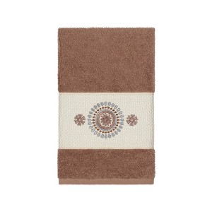 Linum Home Textiles 100% Turkish Cotton ISABELLE Embellished Towel Set - 1 of 2