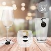Big Dot of Happiness New Year’s Eve - Gold - New Years Eve Party Paper Beverage Markers for Glasses - Drink Tags - Set of 24 - 2 of 4