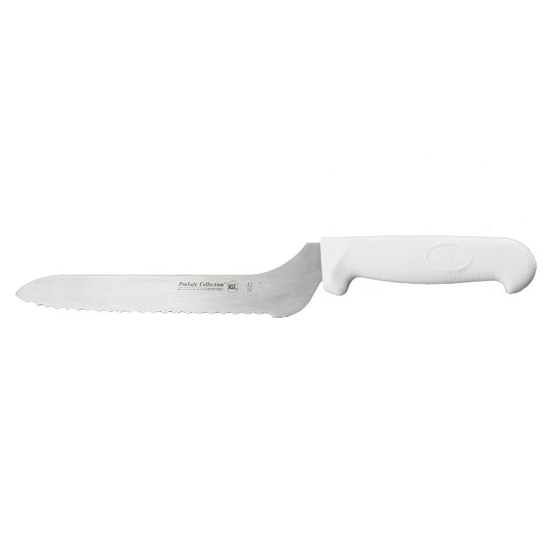BergHOFF Ergonomic 9" Stainless Steel Scalloped Offset Bread Knife, 1 of 7