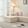 NicBex Couches for Living Room 104" Upholstered Modular L Shape Sectional Sofa Couch Set Free Combination Floor Sofa With 5 Pillows for Bedroom - image 2 of 4