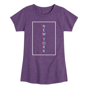 Girls' - Instant Message - RWB New York Fitted Short Sleeve Graphic T-Shirt - 1 of 4