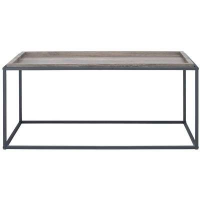 Andey Coffee Table - Brown/Black - Safavieh