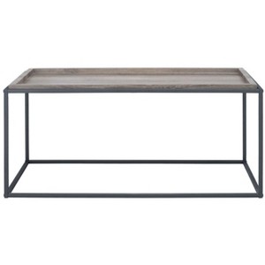 Andey Coffee Table - Brown/Black - Safavieh - 1 of 4
