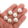 Unique Bargains Plastic Bulk Elegant DIY Crafts Jewelry Making Pearl Pendant 100 Pcs - 3 of 4