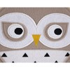 3 Sprouts Large 13 Inch Square Children's Foldable Fabric Storage Cube Organizer Box Soft Toy Bin, Friendly Owl - image 4 of 4