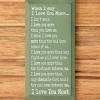 Slickblue Love You More Quote Wall Art, Solid Knotty Pine, Rustic Wood Sign, Farmhouse Style Decor, Color Options - 3 of 3