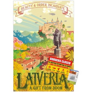 Trends International Marvel: Hero Lands - Latveria Unframed Wall Poster Prints - 1 of 4