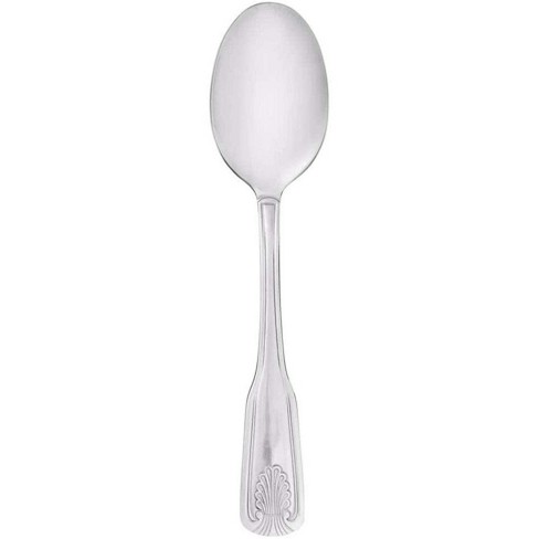 Winco 0005-01 12-Piece Dots Teaspoon Set, 18-0 Stainless Steel