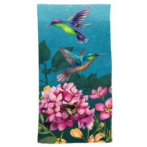 Briarwood Lane Spring Hand Towel 26x18 Springtime Hummingbirds For Spring Hand Towel - 1 of 3