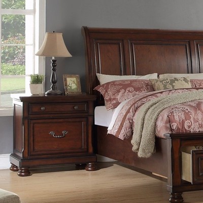 Sapphtopaz Night Stand with Drawers and Handles Wood Nightstand Entryway Table for Bedroom, Living Room