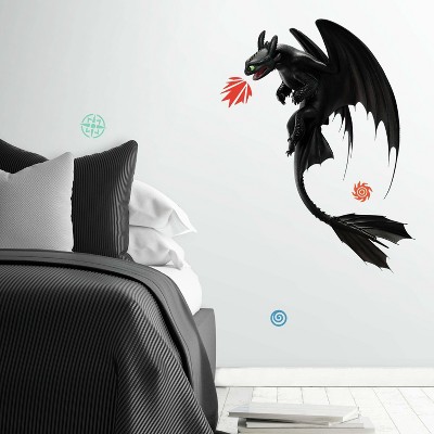 How To Train Your Dragon: The Hidden World Toothless Peel and Stick Giant Wall Decal - RoomMates