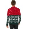 Clearlove Men's Christmas Sweater Long Sleeve Knit Pullover Holiday Print Crewneck Festive Ugly Xmas Party Sweatshirt - 2 of 4