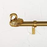 66"-120" Swan Curtain Rod Brass - Opalhouse™ designed with Jungalow™